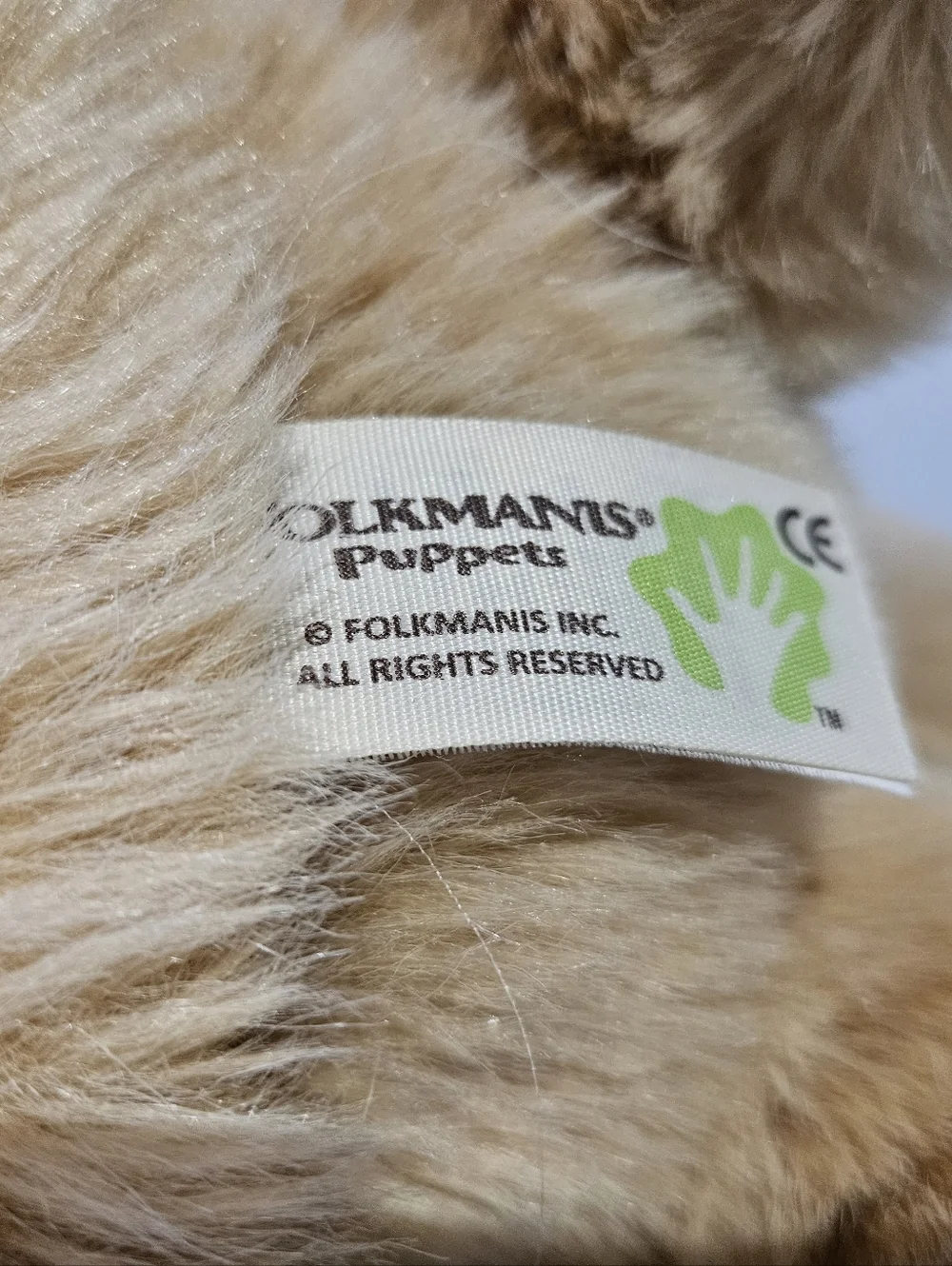 Folkmanis Full Puppet Golden Retriever Puppy 17" - Picture 7 of 14